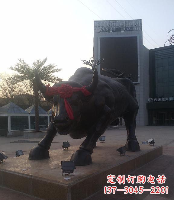 南通铜雕牛公园动物雕塑