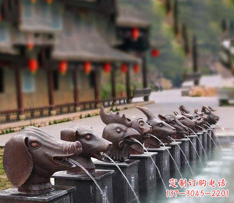 南通铜雕喷泉