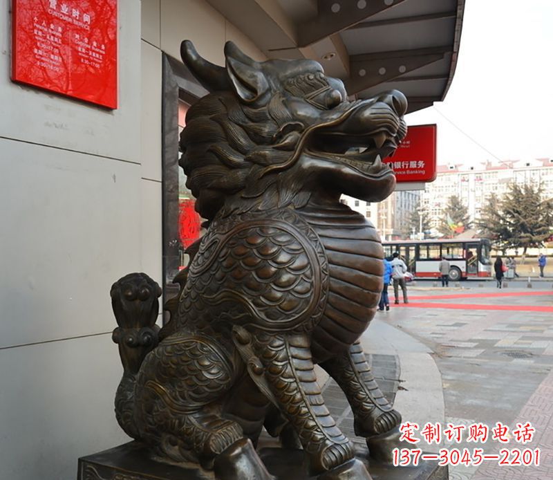 南通铜雕麒麟