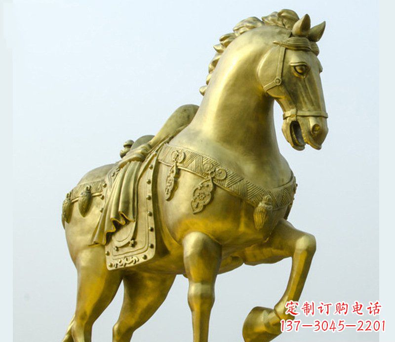 南通铜雕商场招财动物马雕塑