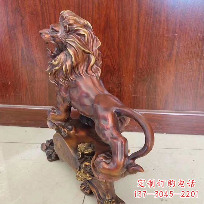 南通铜雕狮子动物雕塑摆件