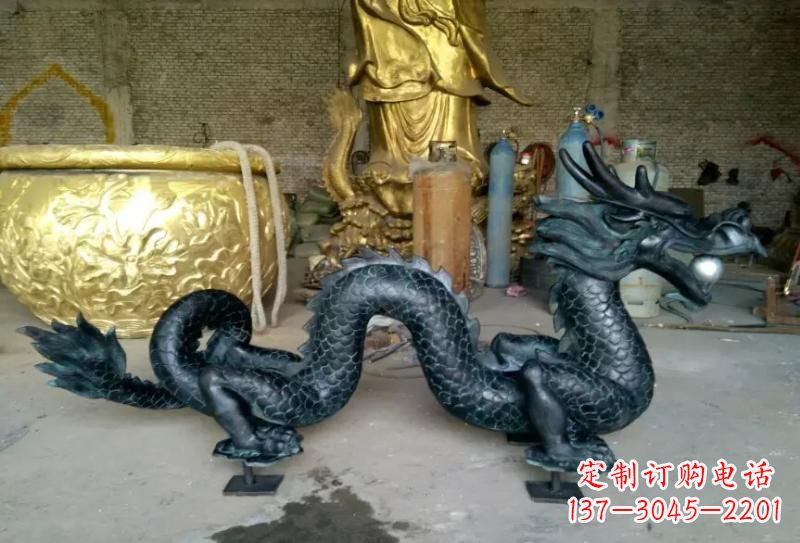 南通铜雕双龙戏珠222