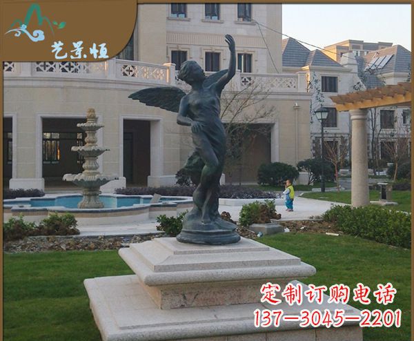 南通铜雕西方天使人物雕塑1