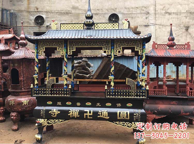 南通铜雕像铁香炉