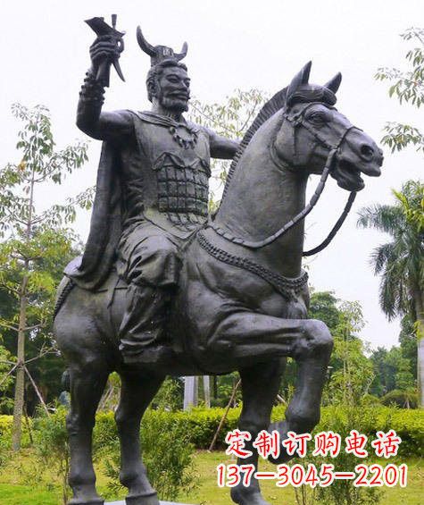 南通铜雕炎帝骑马