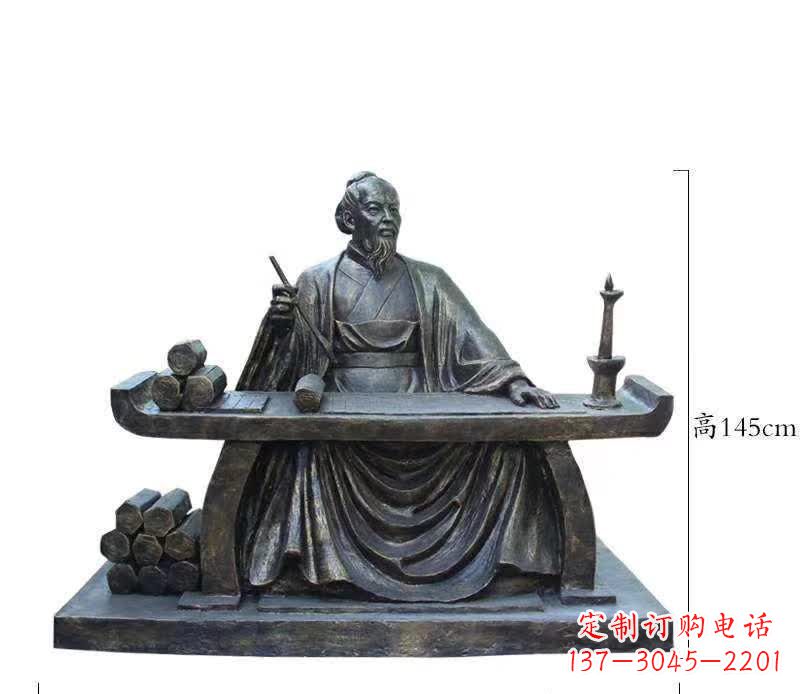 南通铜雕张仲景人物