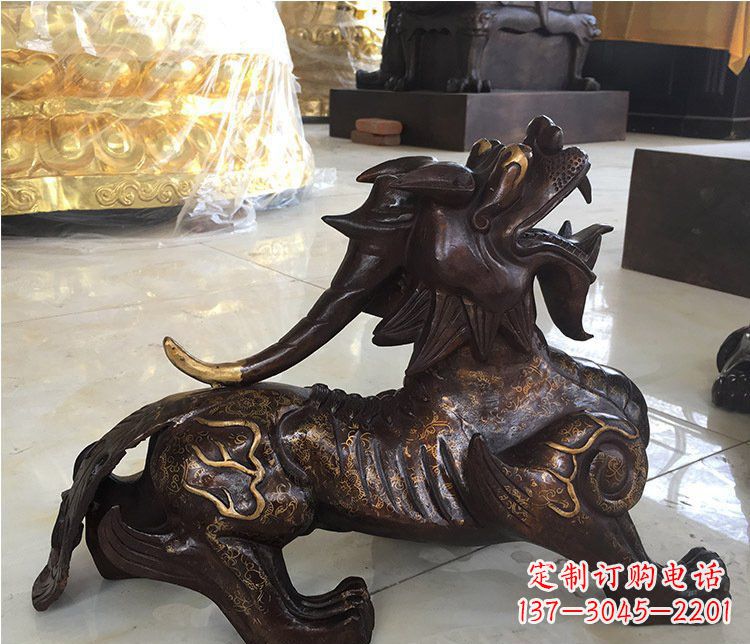 南通铜雕招财辟邪貔貅雕塑摆件