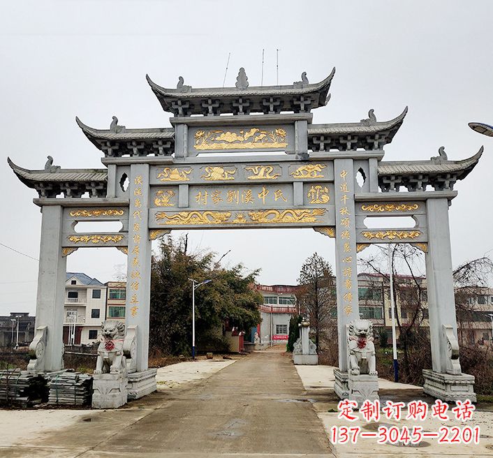 南通透雕石牌坊