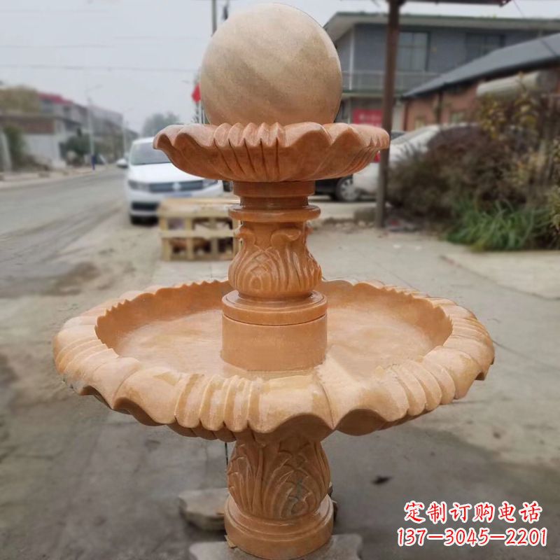 南通晚霞红风水球