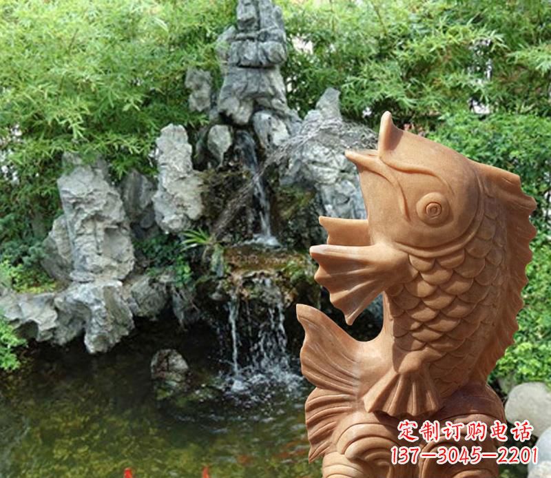 南通晚霞红鲤鱼喷泉