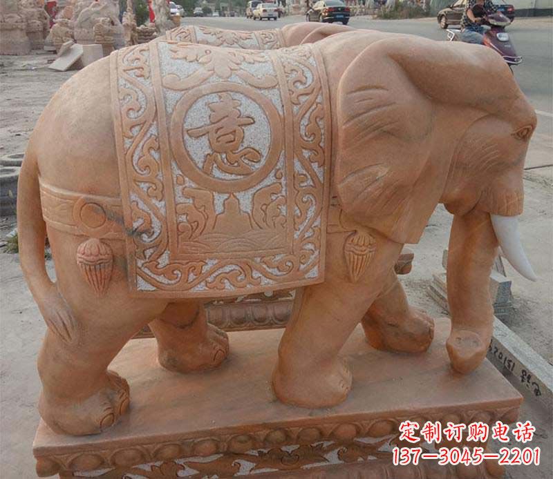 南通晚霞红如意动物大象