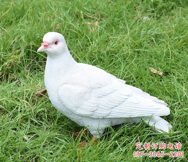 南通潍坊和平鸽雕塑女孩