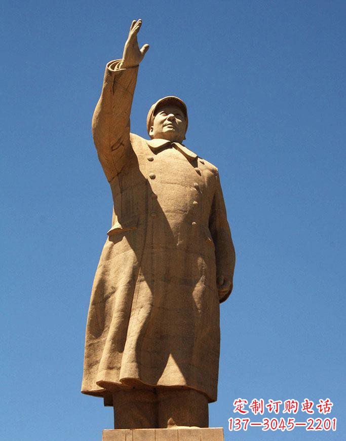 南通伟人挥手的毛主席石雕