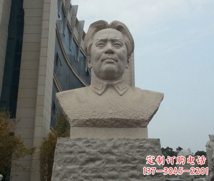 南通伟人毛泽东胸像石雕
