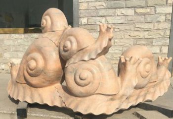 南通爬行蜗牛石雕—创造独特精美雕塑