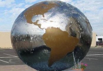 南通国际化地球喷泉雕塑