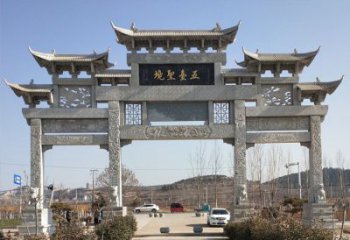 南通青石牌坊雕塑：精美瑰丽古朴简洁