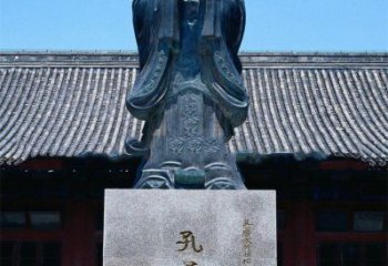 南通传承古代文化——青铜孔子雕塑