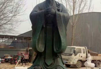 南通青铜孔子雕塑，传承中华优秀文化