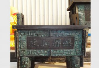 南通青铜香炉雕塑，传承中国文化