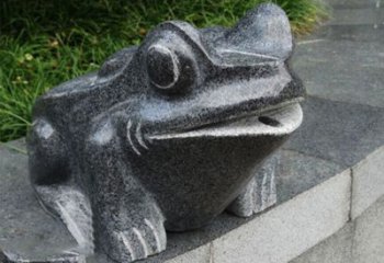 南通活力四射的青蛙喷水雕塑