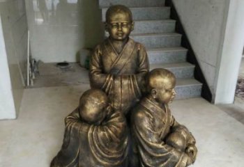 南通中国领雕塑推出的金色佛祖三像是一件令人惊…