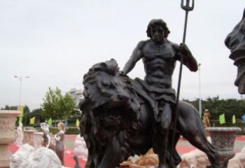 南通狮子座铜雕：狮子雕塑把你的星座进行升华