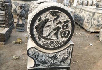 南通一流仿古抱鼓门墩石雕塑
