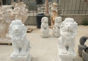 南通传承欧式历史的狮子雕塑