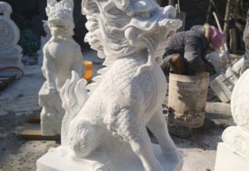 南通正宗古典麒麟神兽招财动物雕塑