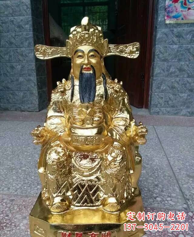 南通文财神铜雕