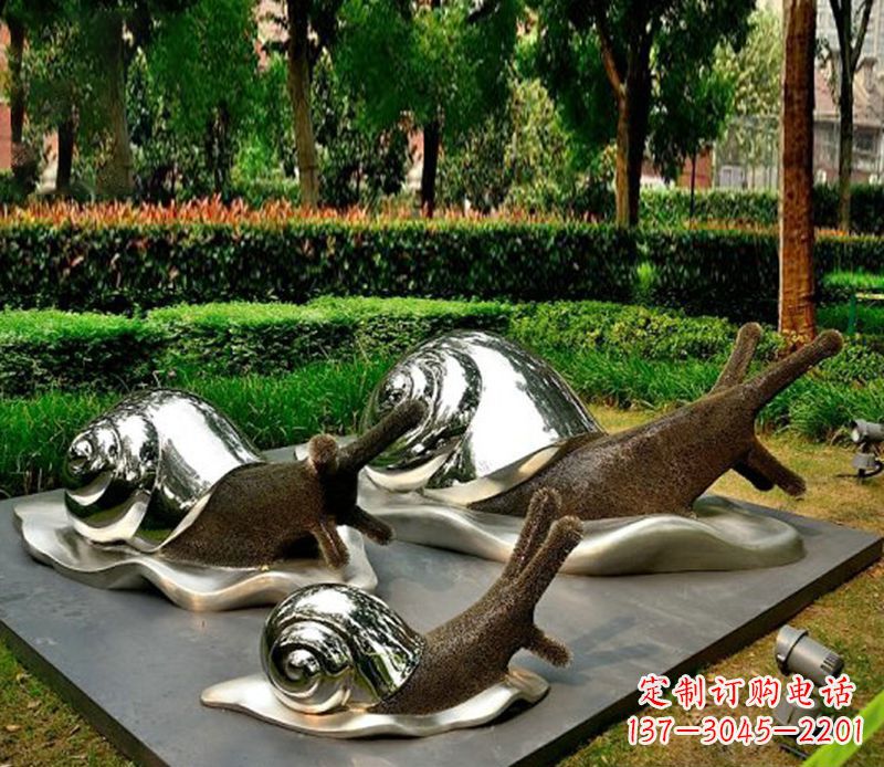 南通蜗牛雕塑不锈钢