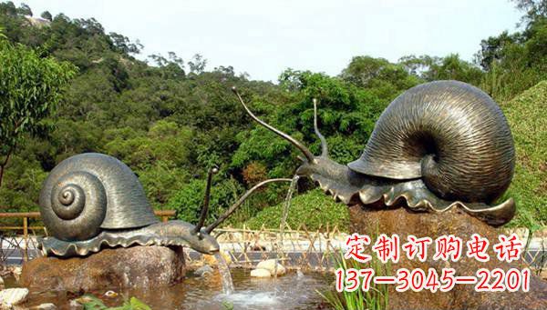 南通蜗牛公园动物铜雕