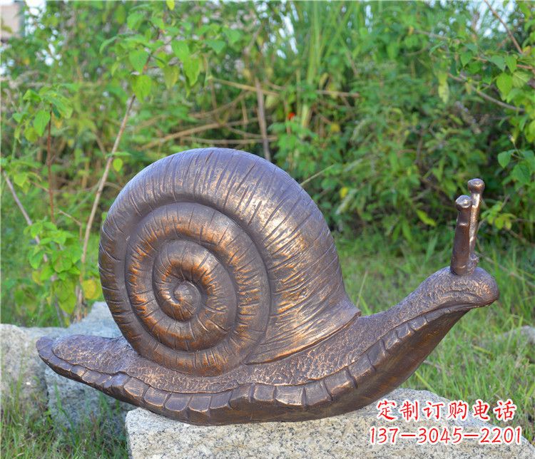 南通蜗牛铜雕塑