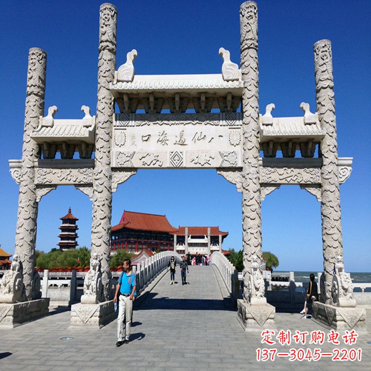 南通无楼三门石牌坊