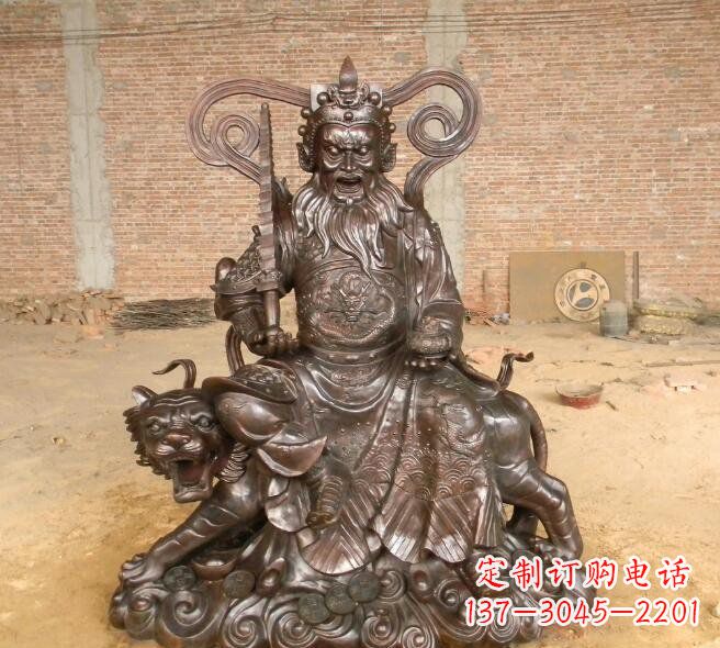 南通武财神赵公明铜雕