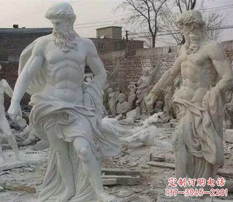 南通西方阿基米德人物石雕