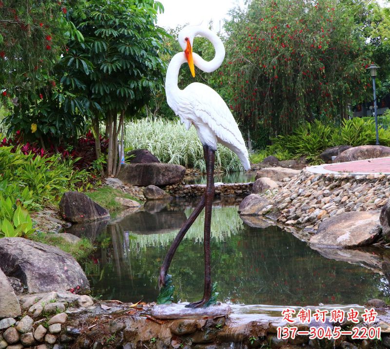 南通仙鹤雕塑摆件