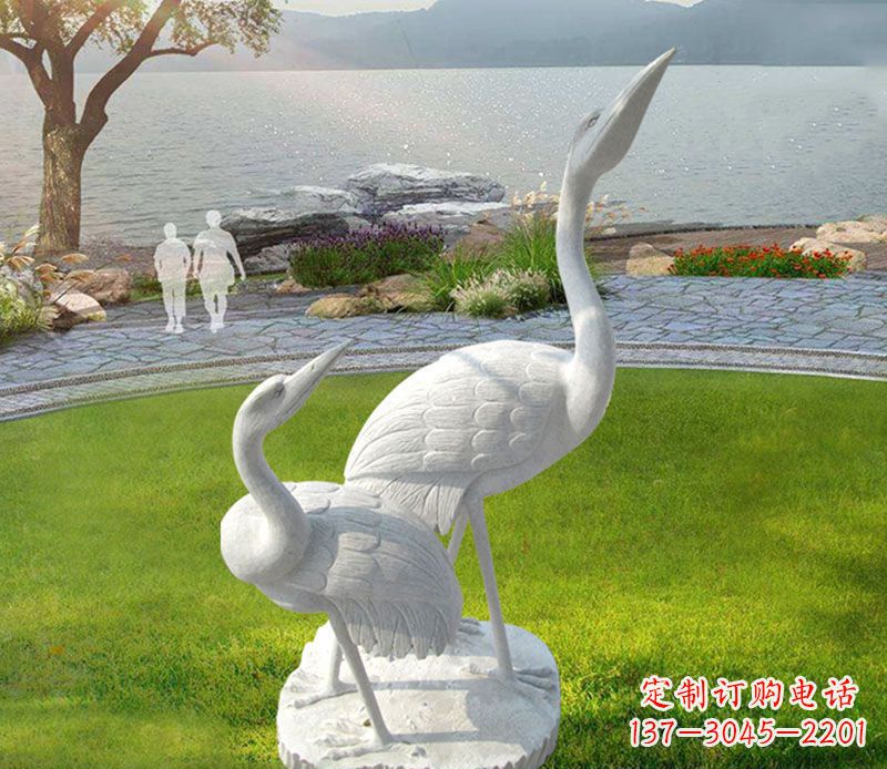 南通仙鹤石雕公园动物雕塑