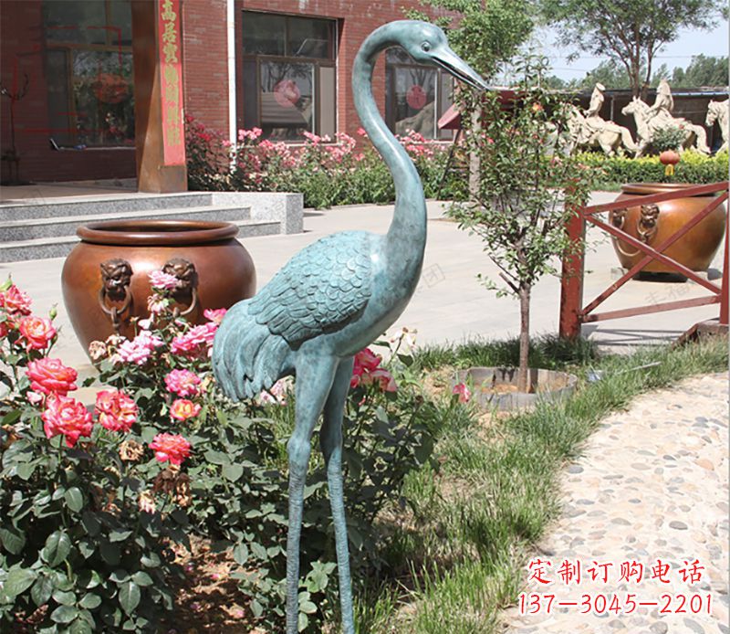 南通仙鹤铜雕