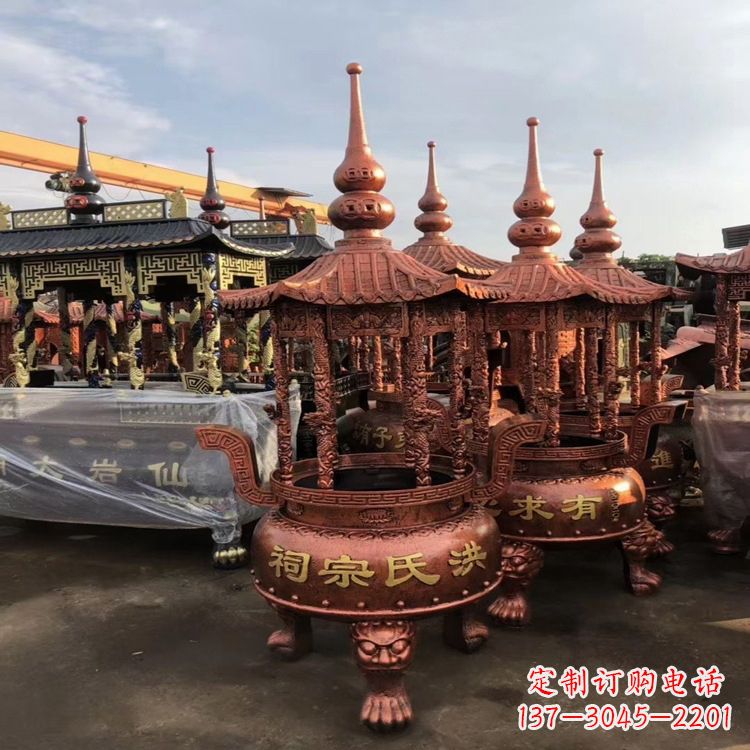 南通香炉铜雕