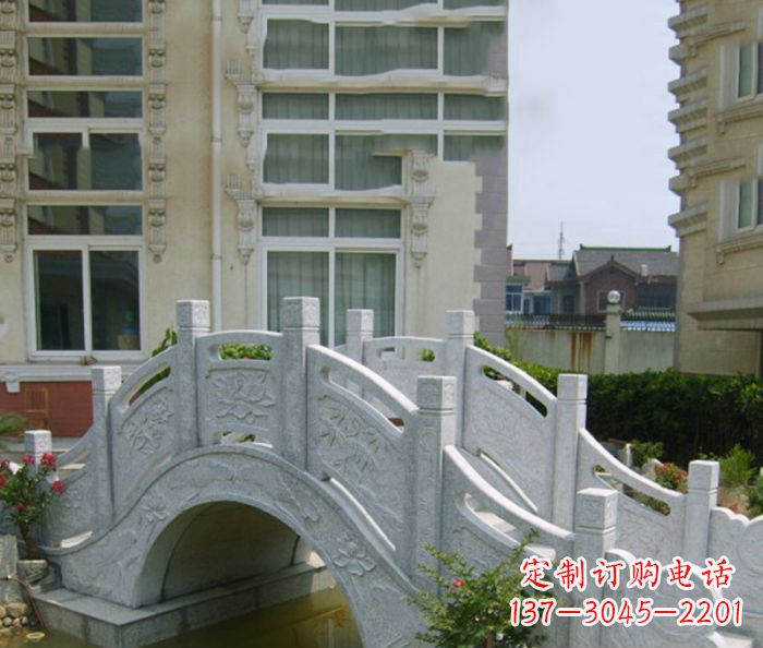 南通小区景观大理石拱桥 (2)