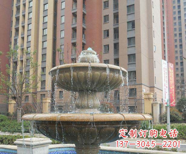 南通小区景观大理石喷泉石雕