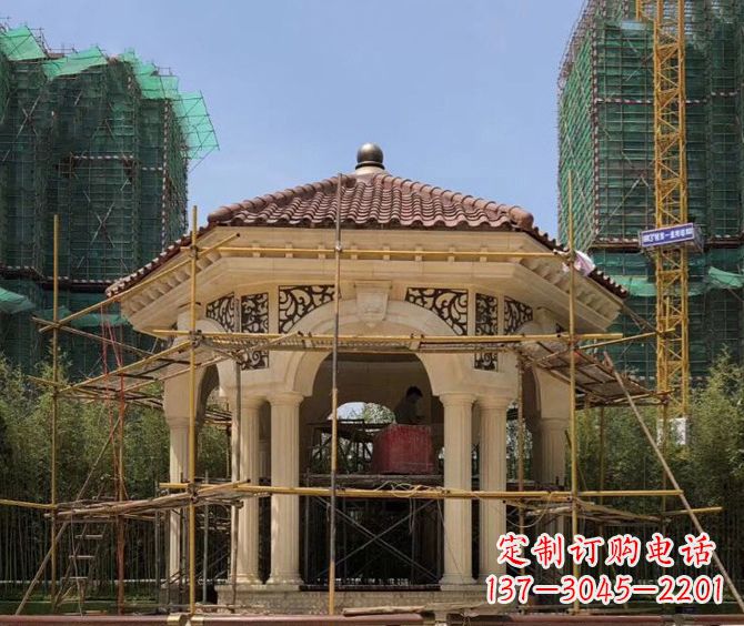 南通小区景观欧式凉亭石雕