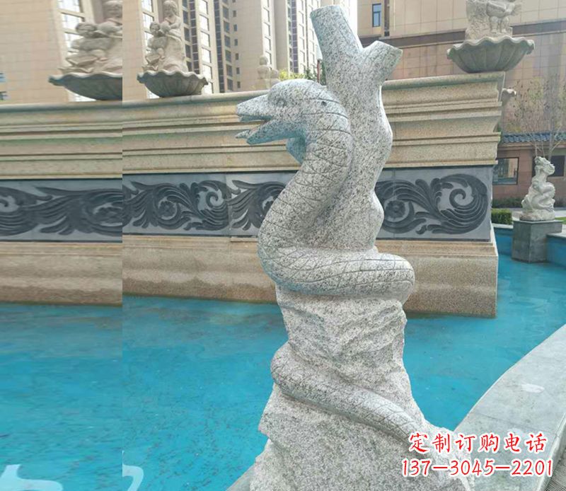 南通小区十二生肖雕塑动物石雕