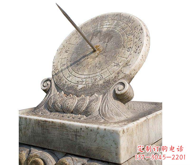 南通校园大理石日晷景观石雕