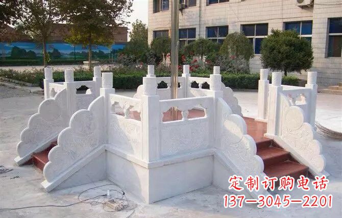 南通校园汉白玉升旗台