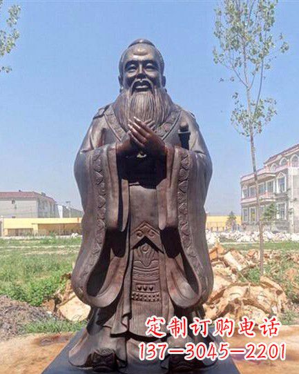 南通校园孔子雕像 (2)