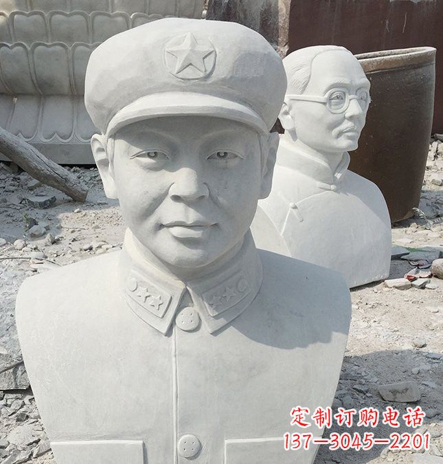 南通校园雷锋头像石雕