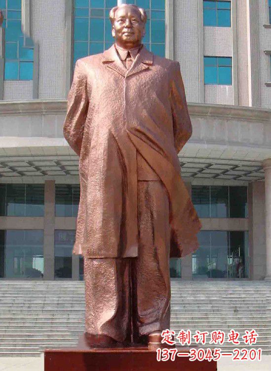 南通校园毛主席铜像